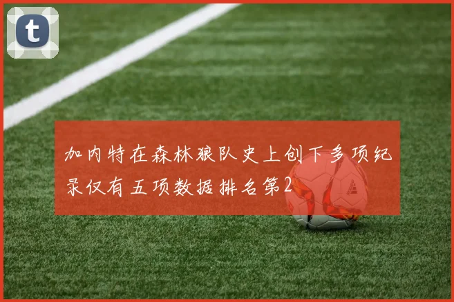 加内特在森林狼队史上创下多项纪录仅有五项数据排名第2